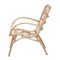 Baxton Studio Bajo Modern Bohemian Natural Brown Rattan Arm Chair 232-13229-ZORO - alternate 3